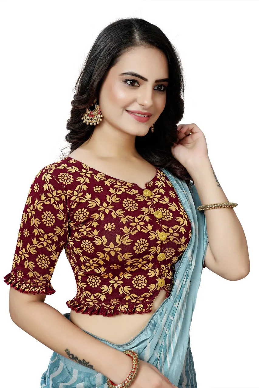 StylesIndia Women's Cotton Lycra Stretchable Designer Tank Tops – Trendy & Ethnic DN-Sanika Mogra