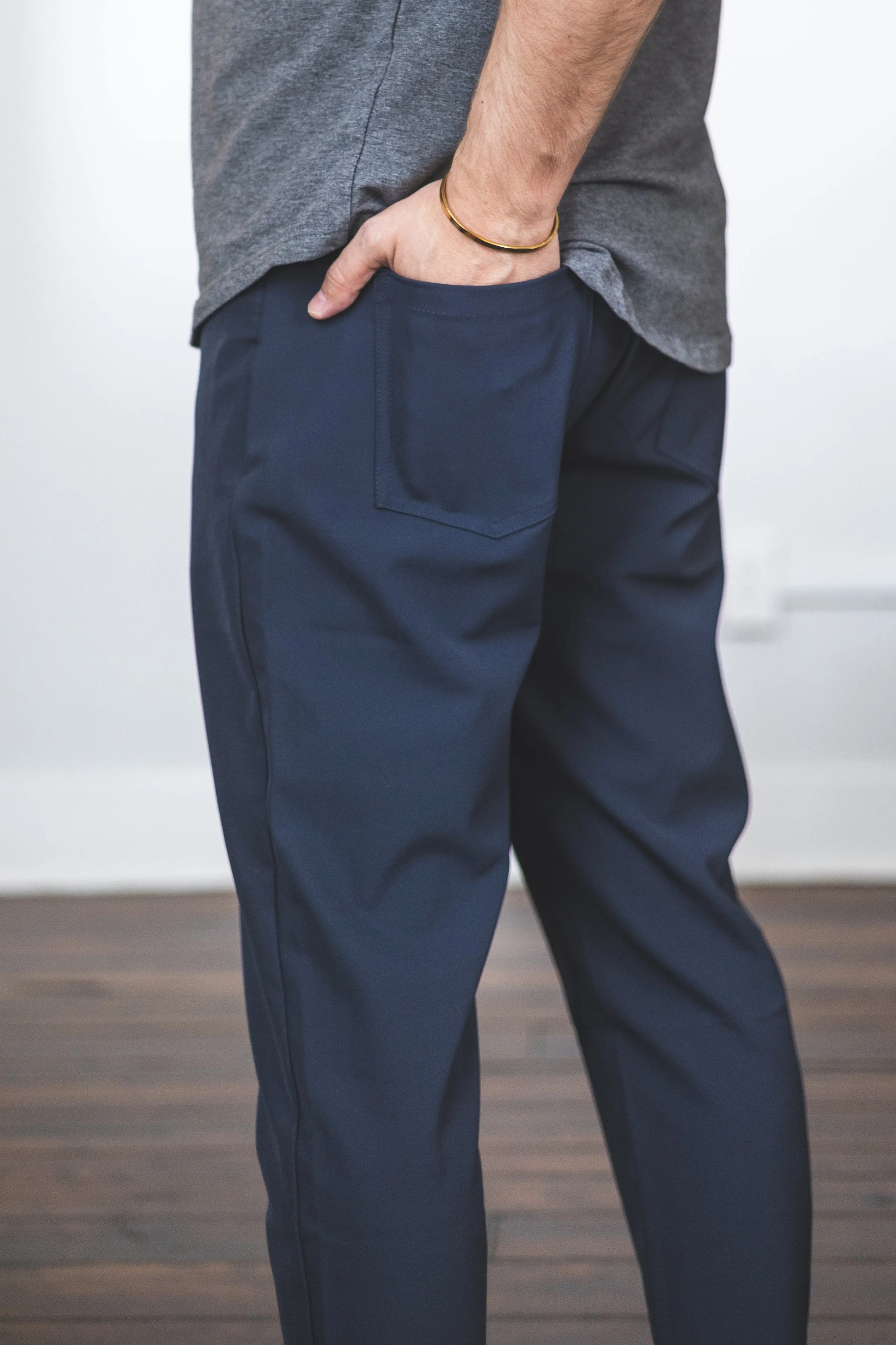 Super Stretch Performance Pants 5 Pocket Navy