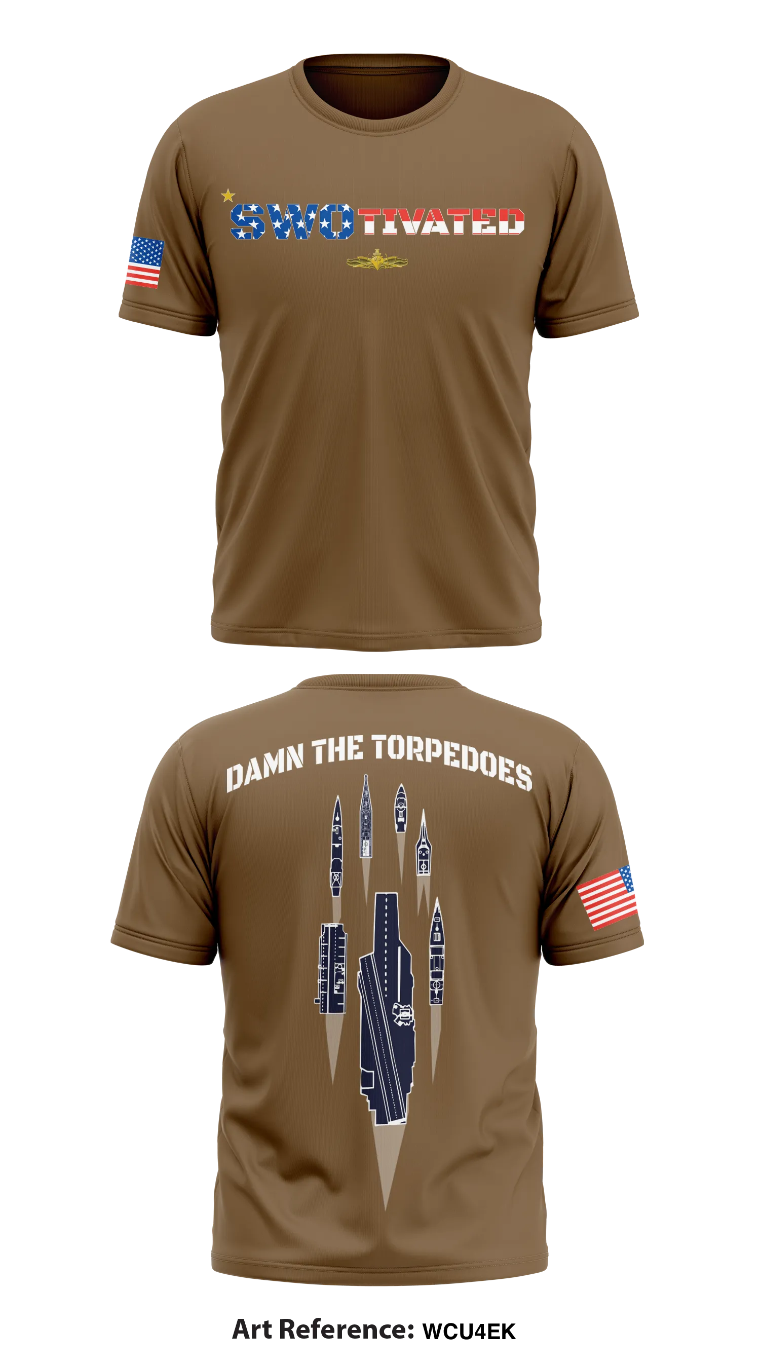 Surface Warfare Officer Store 1 Core Men's SS Performance Tee - WCu4Ek