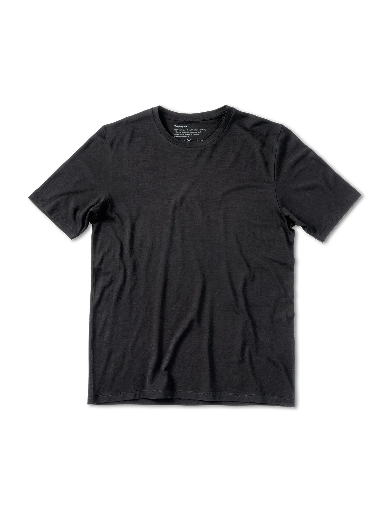 T-Shirt Merino - Dark Grey Melange (Male)