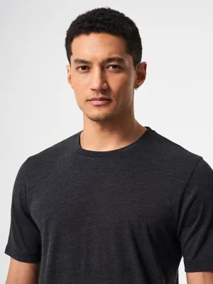 T-Shirt Merino - Dark Grey Melange (Male)