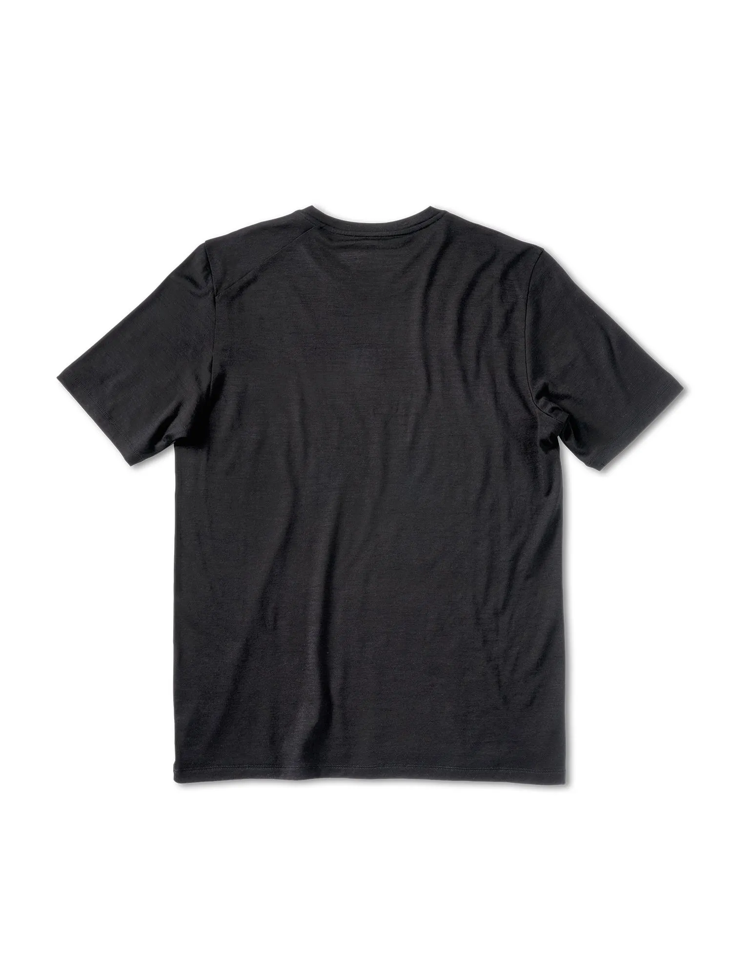 T-Shirt Merino - Dark Grey Melange (Male)