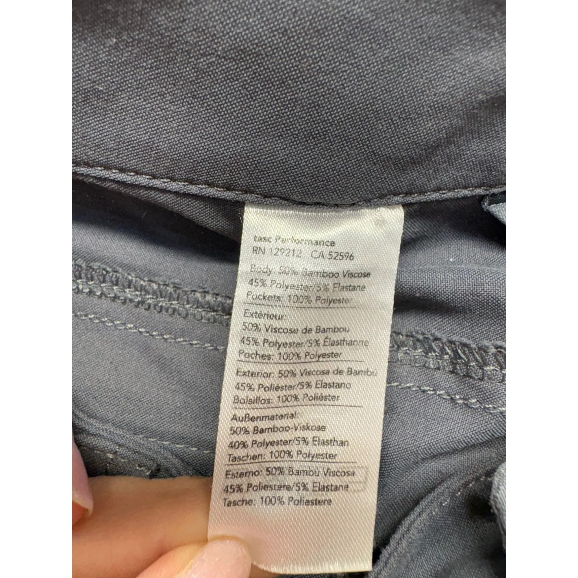 Tasc Performance Grey Mens Pants 30" Waist #7628