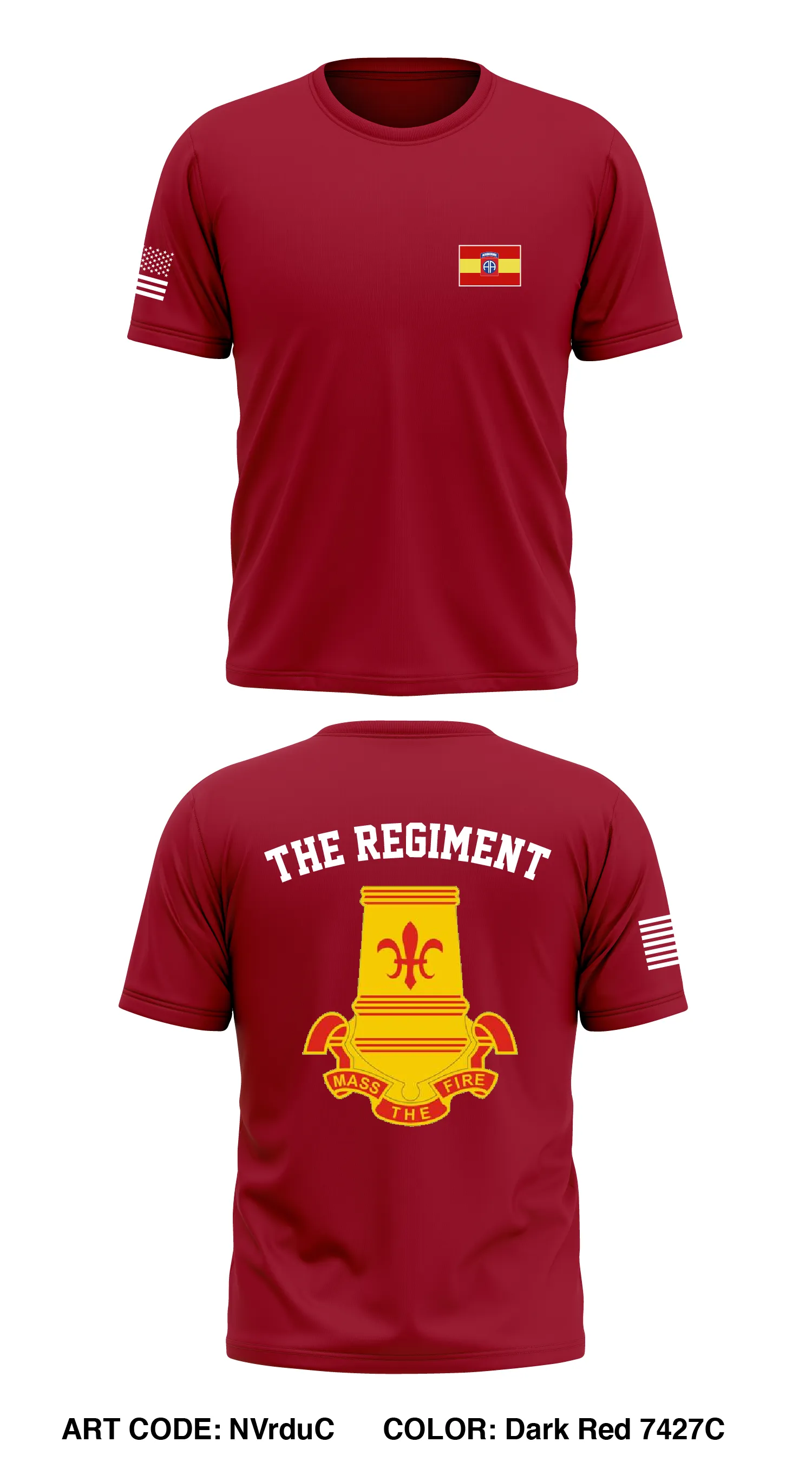 The Regiment Store 1 Core Men's SS Performance Tee - NVrduC