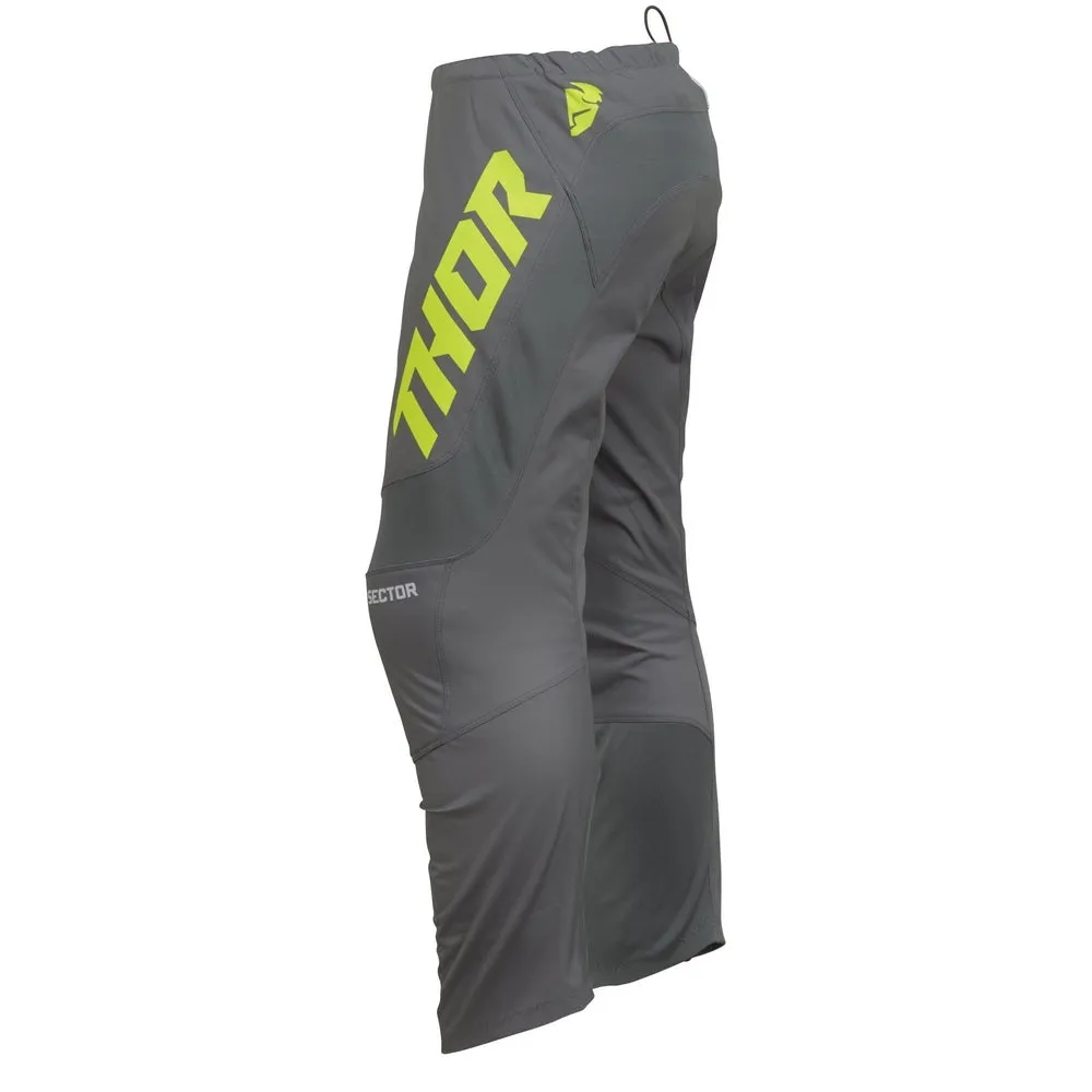 Thor Sector Checker Pants Youth Gray/Ac