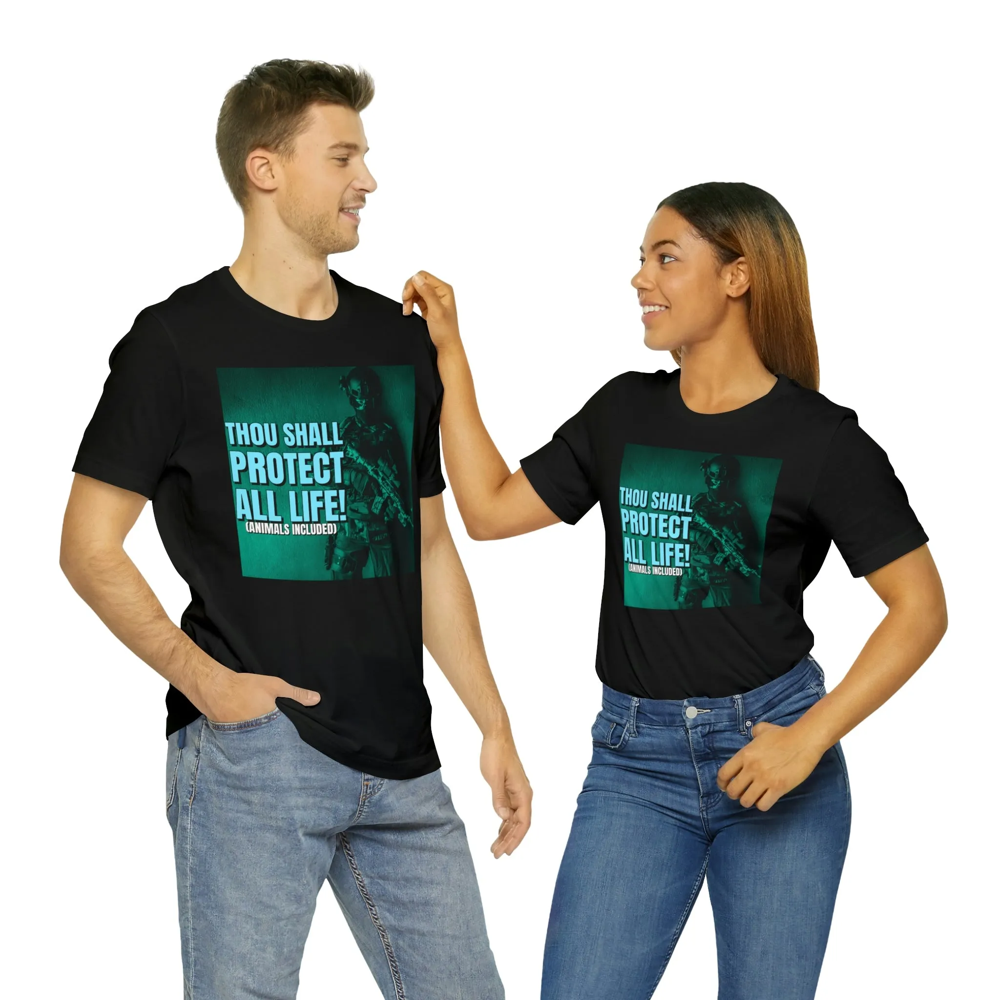 Thou Shall Protect All Life! Short Sleeve Tee
