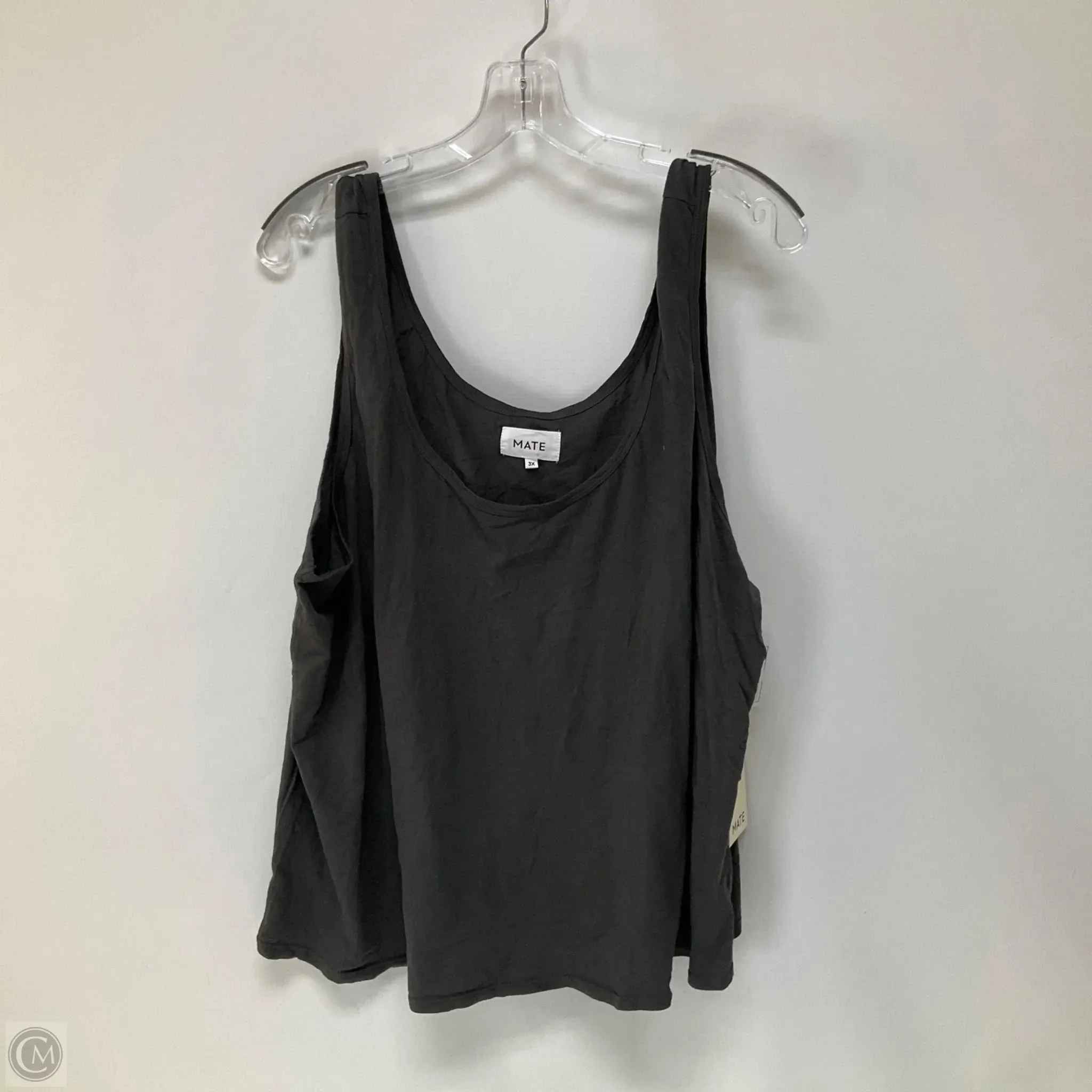 Top Sleeveless Basic By Cma In Grey, Size: 3x