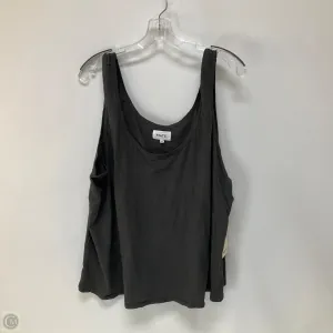 Top Sleeveless Basic By Cma In Grey, Size: 3x
