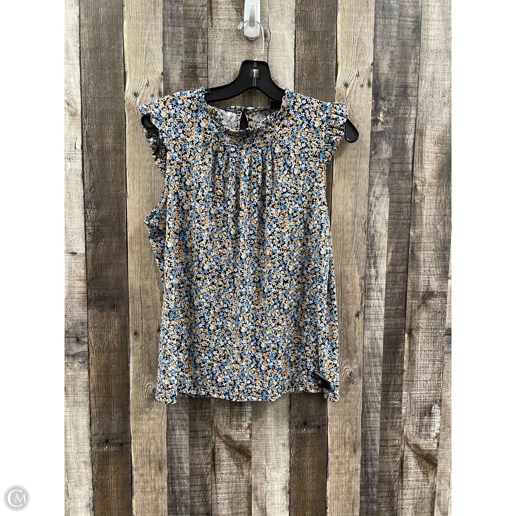 Top Sleeveless By Adrianna Papell In Multi-colored, Size: S