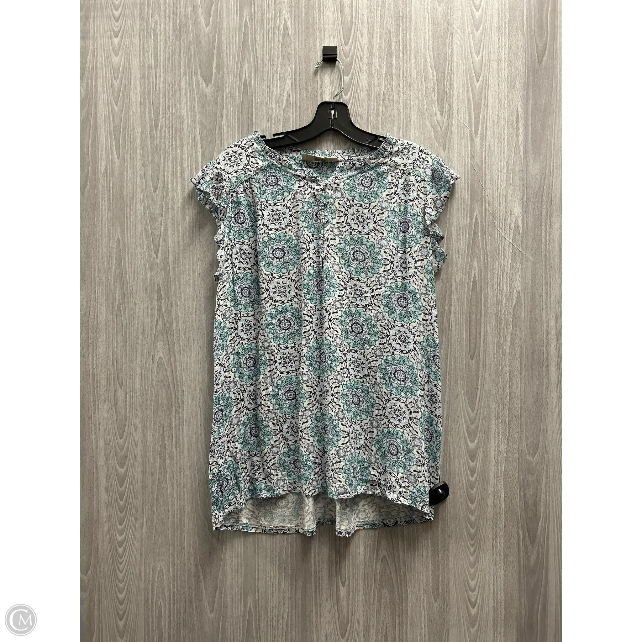 Top Sleeveless By Loft In Multi-colored, Size: L