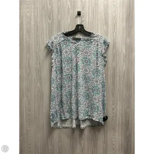 Top Sleeveless By Loft In Multi-colored, Size: L
