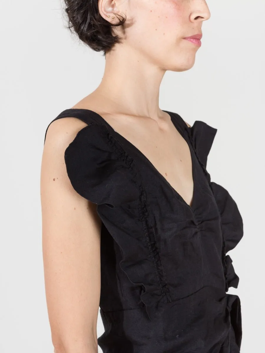 topaz dress - black