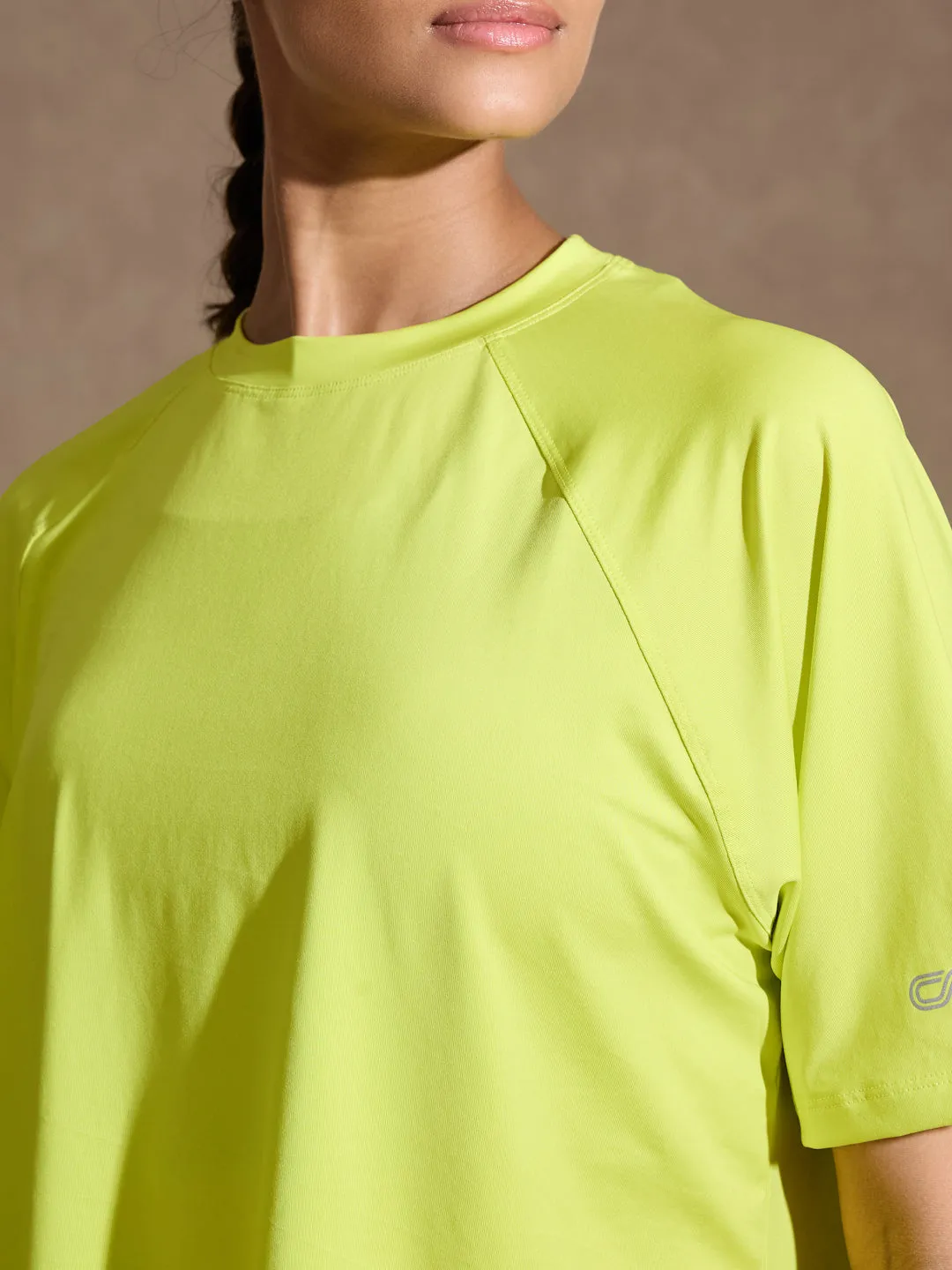 Traqfit Raglan Tee Lime