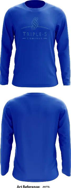 Triple-S Compost -J83tsL Core Men's LS Performance Tee - 0