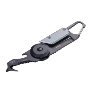 TROIKA Pocket Multi-Tool: 5 Functions with Parcel Knife EGON Black/Grey