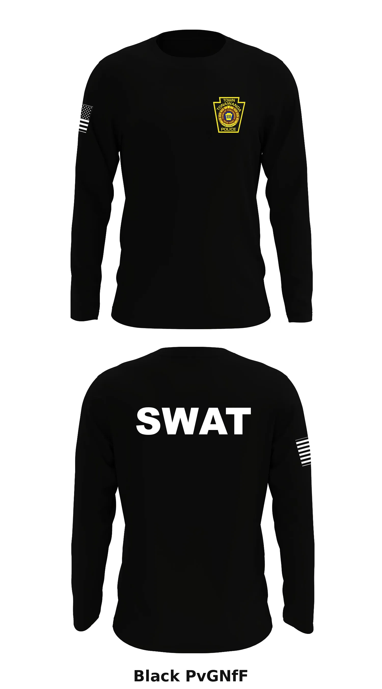 TTPD SWAT Store 1 Core Men's LS Performance Tee - PvGNfF