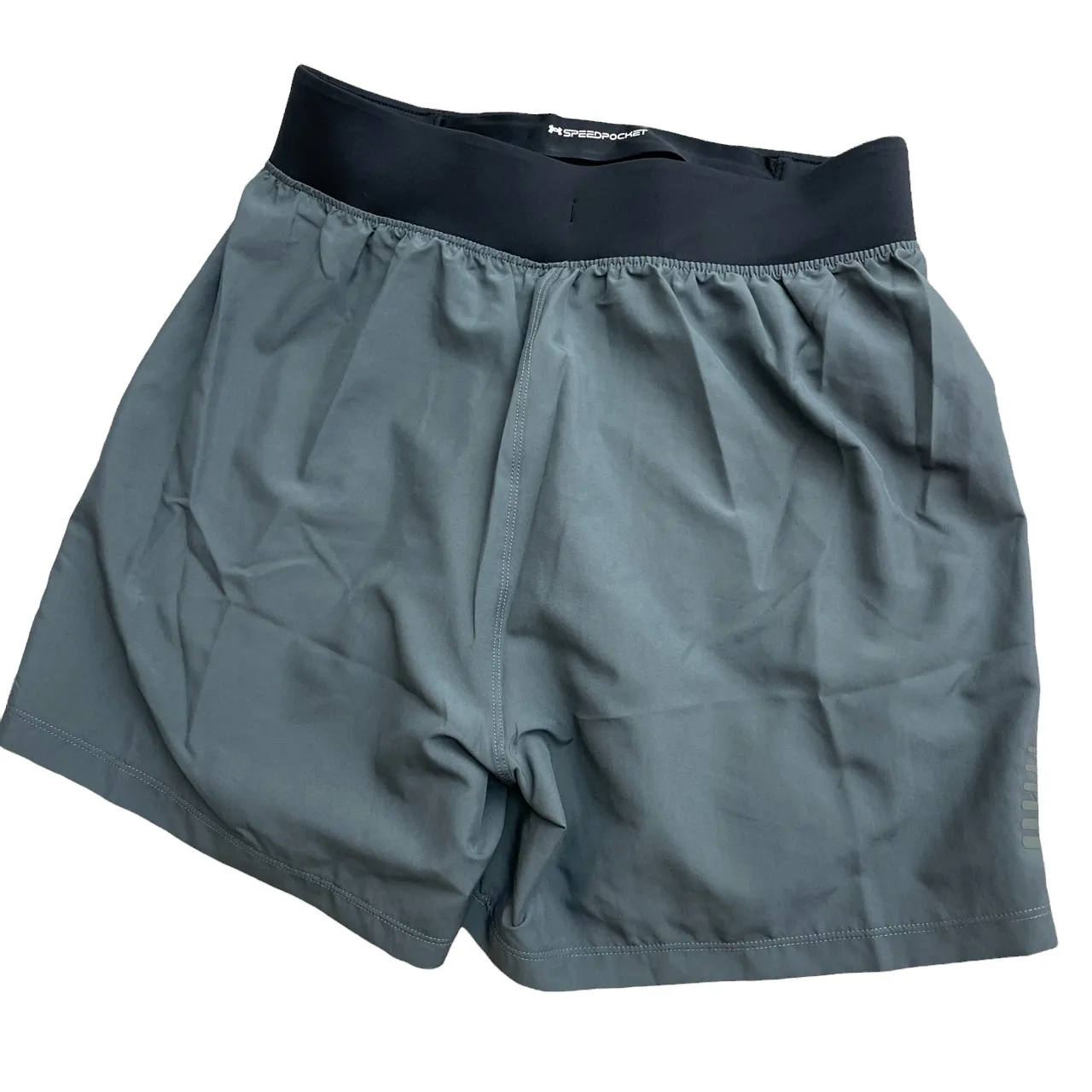 UNDER ARMOUR SPEED STRIDE 2 IN 1 SHORTS - GREY