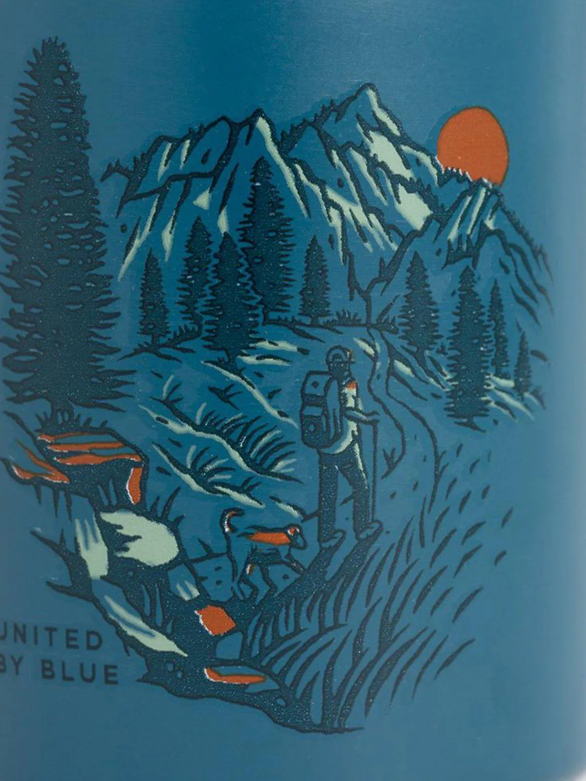 United by Blue 10oz Stainless Steel Carabiner Cup Passing Through