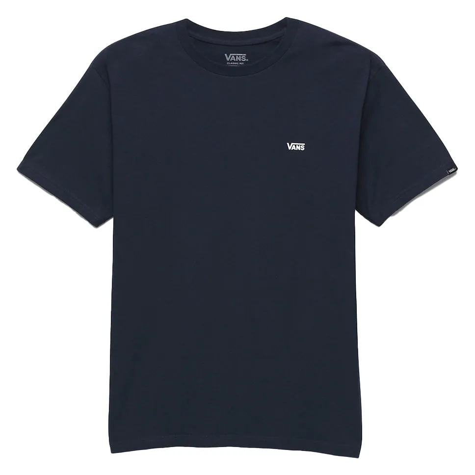 Vans Left Chest Logo Navy T Shirt
