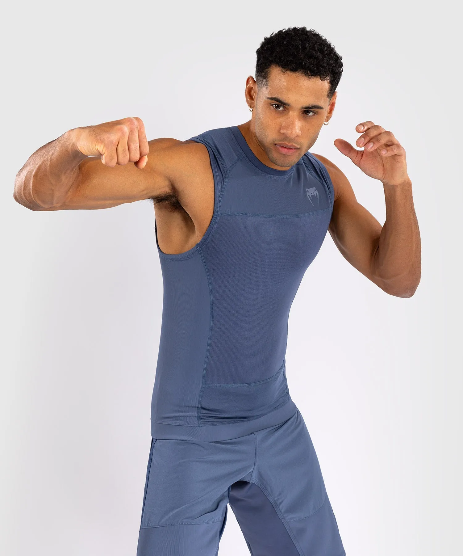 Venum G-Fit Air Men's Sleeveless Rashguard - Foggy Blue