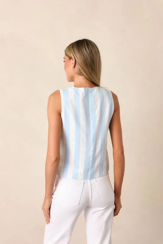 Whitby Tank Top in Baby Blue