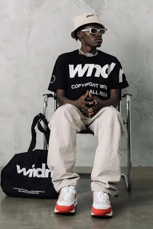 WNDRR CUT OFF CUSTOM FIT TEE - BLACK