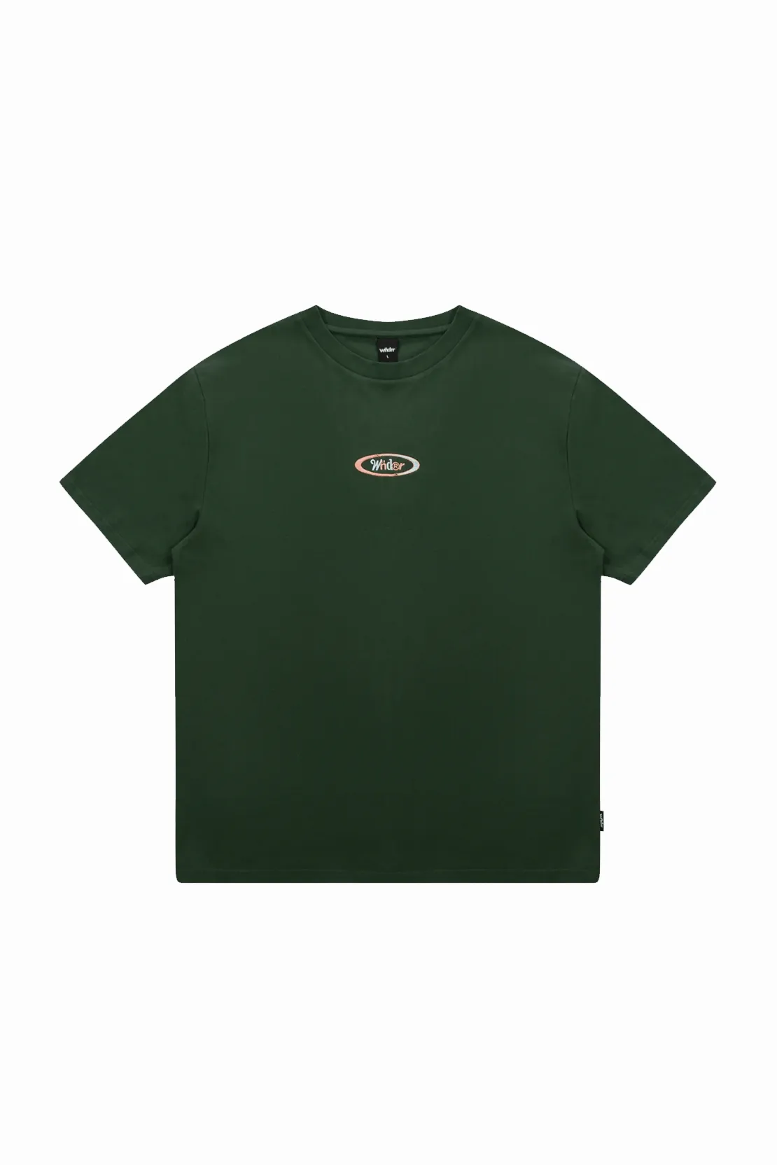 WNDRR ELLIPSE BOX FIT TEE - FOREST GREEN