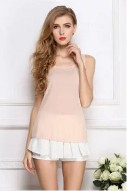 Women Clothes Fitness Tank Top Cropped Chiffon Sleeveless Causal T Shirt Women Vest Crop Tops 16 color