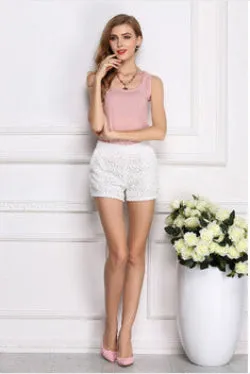 Women Clothes Fitness Tank Top Cropped Chiffon Sleeveless Causal T Shirt Women Vest Crop Tops 16 color