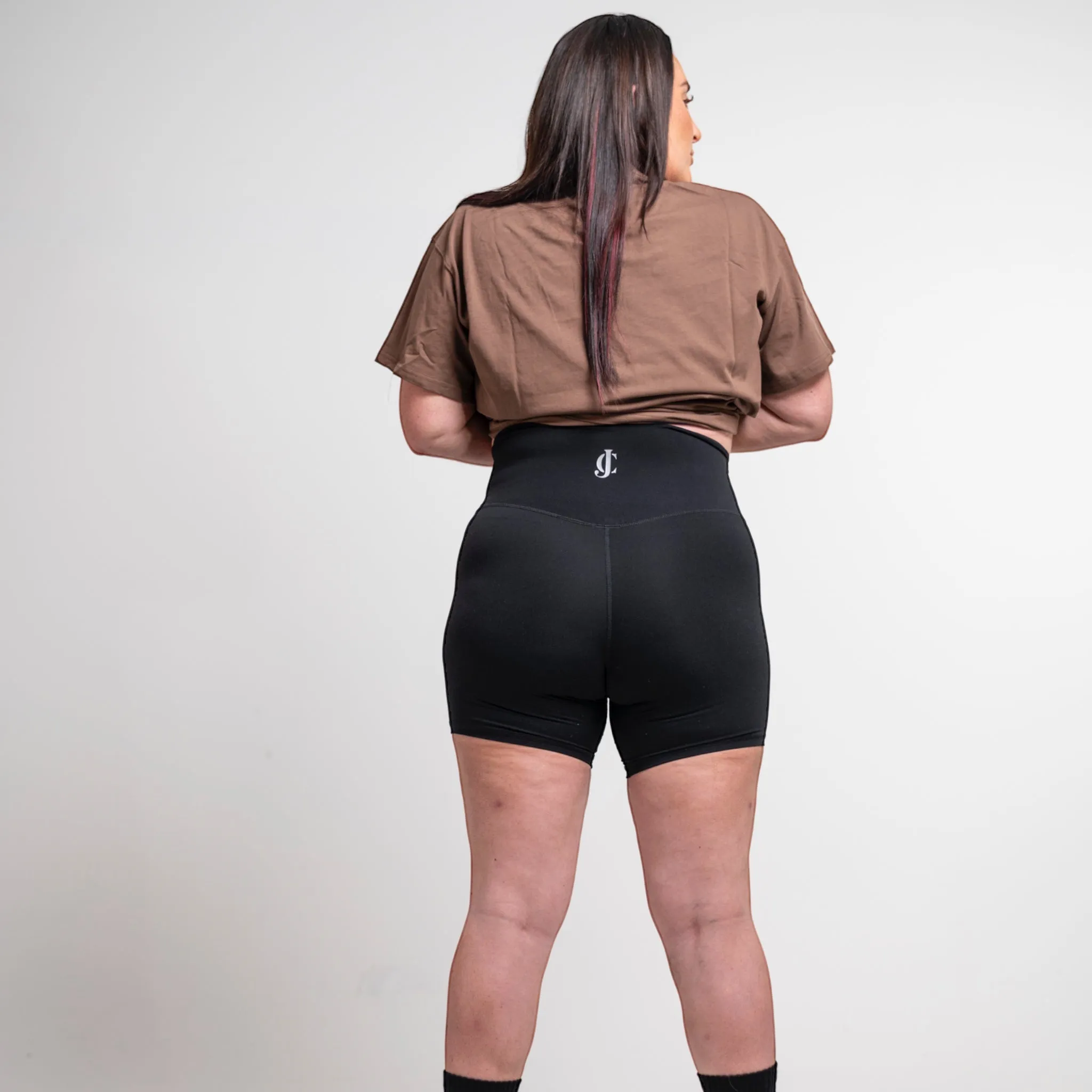 Women Gym Shorts Black