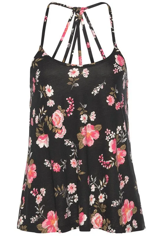 Women Spaghetti Strap Fit Casual Sleeveless Tops