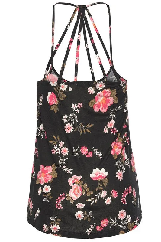 Women Spaghetti Strap Fit Casual Sleeveless Tops