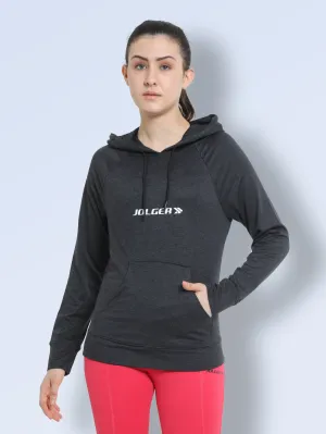 Women's All Weather Hoodie Jacket with Kangaroo Pockets-Solid