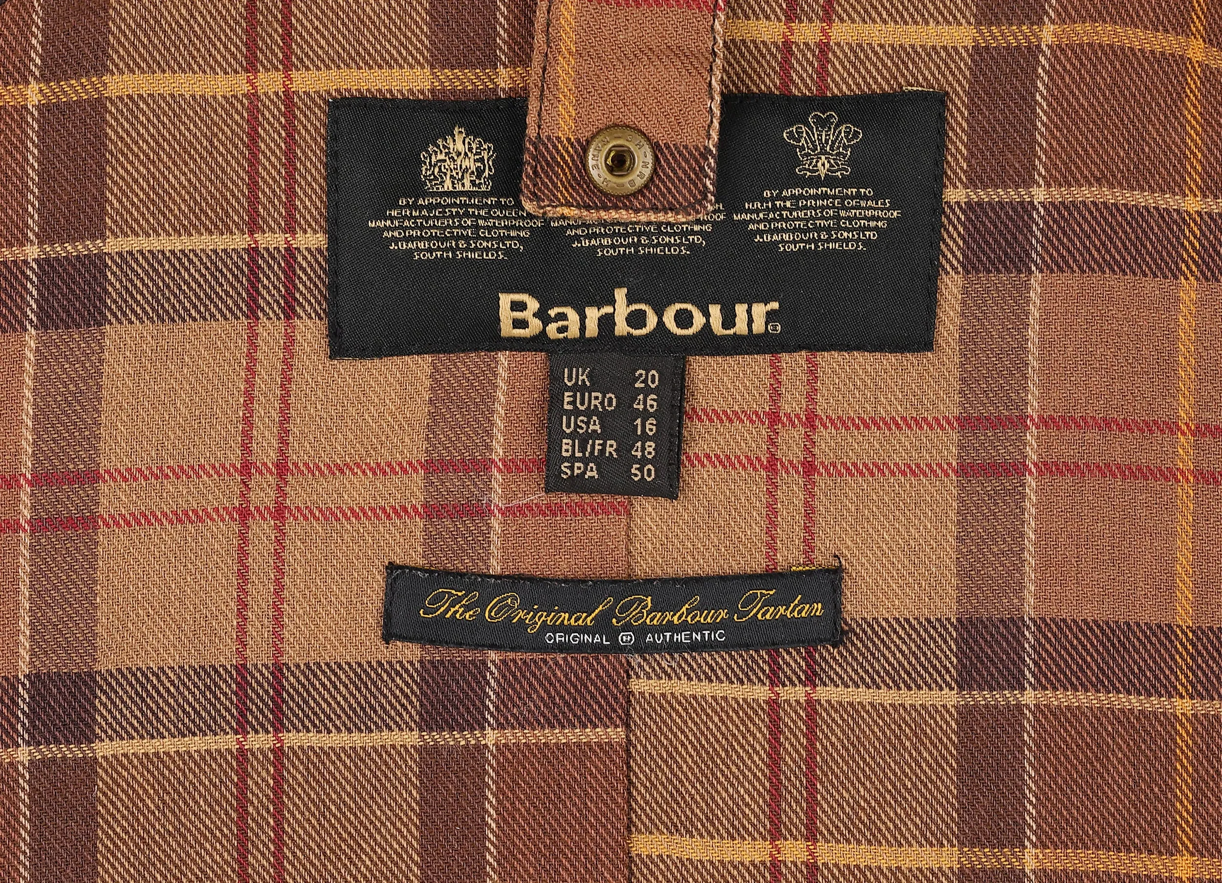 Women's Barbour Beadnell Wax Jacket - Brown - Women's XL