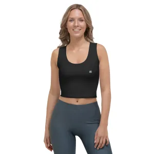 Women's Classic Black Crop Tank Top