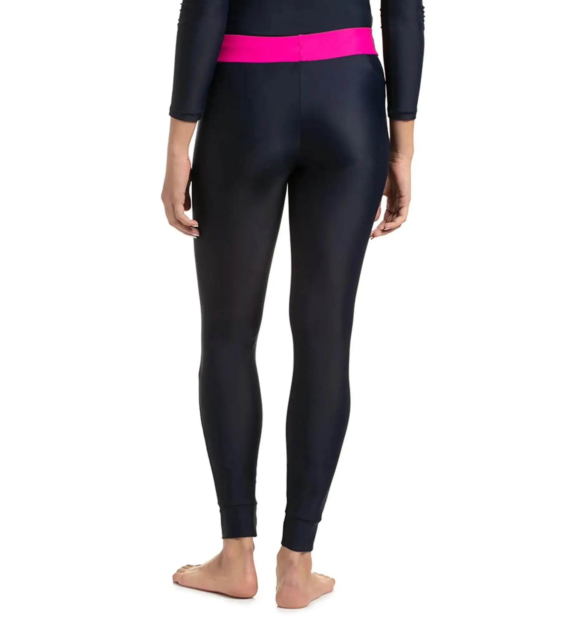 Women's Endurance 10 Active Leggings - True Navy & Electric Pink