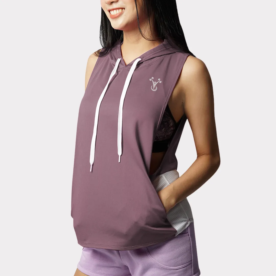 Women's Lite Sleeveless Hoodie