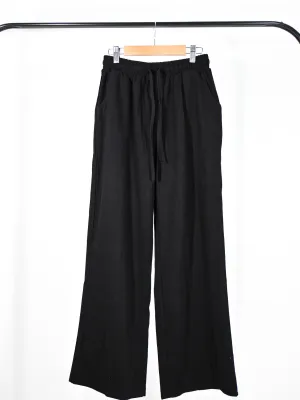 Women's Long Pants in Black (Stretchable)