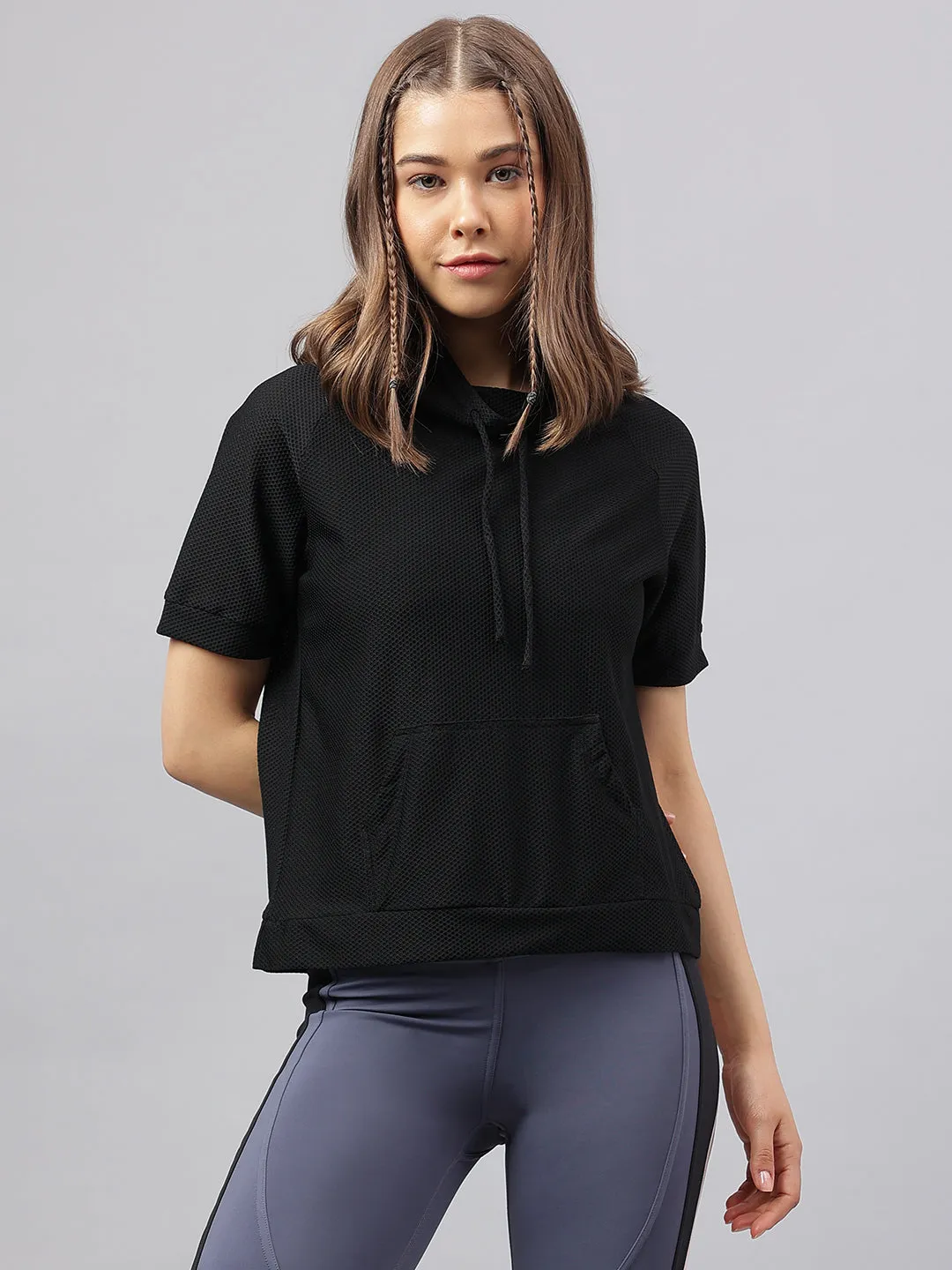 Women's self design sweat top