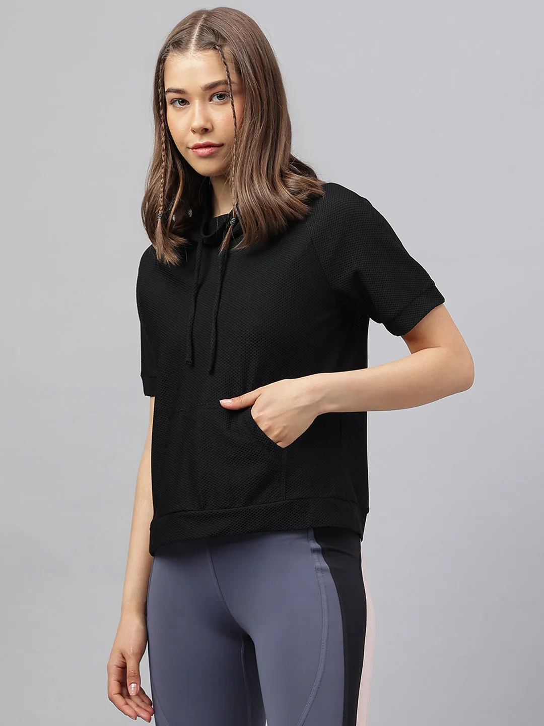 Women's self design sweat top