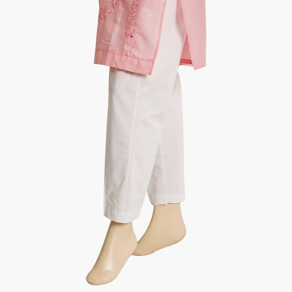 Women's Stretchable Trouser - White