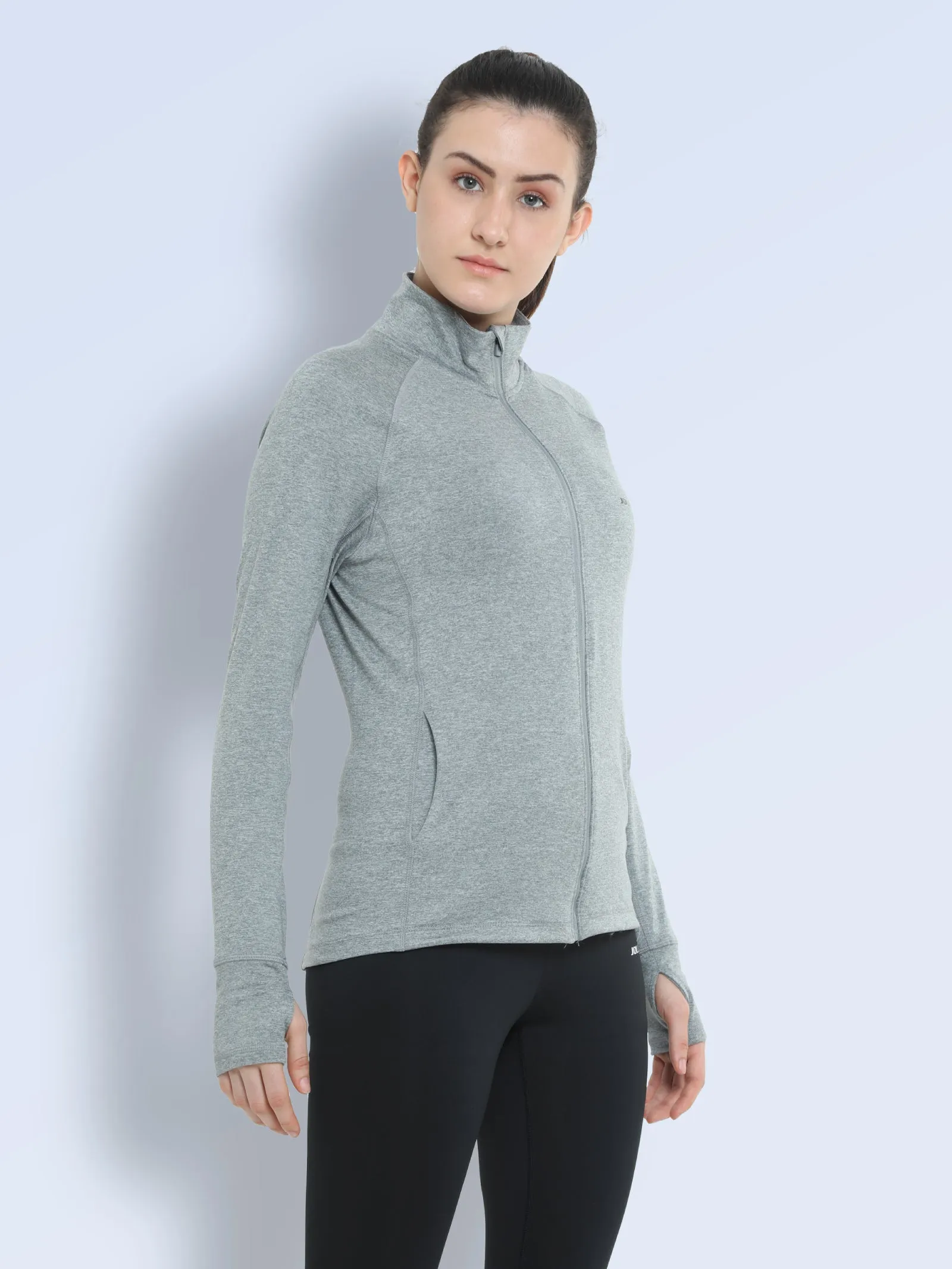 Women's UPF 50  Sun Protection High Neck Zipper Jacket