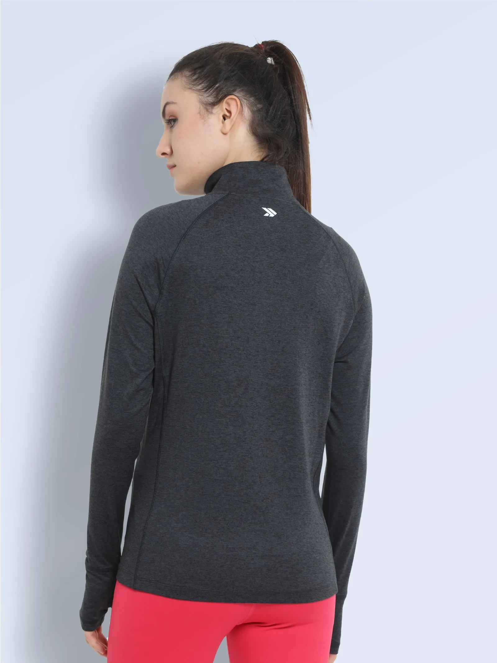 Women's UPF 50  Sun Protection High Neck Zipper Jacket