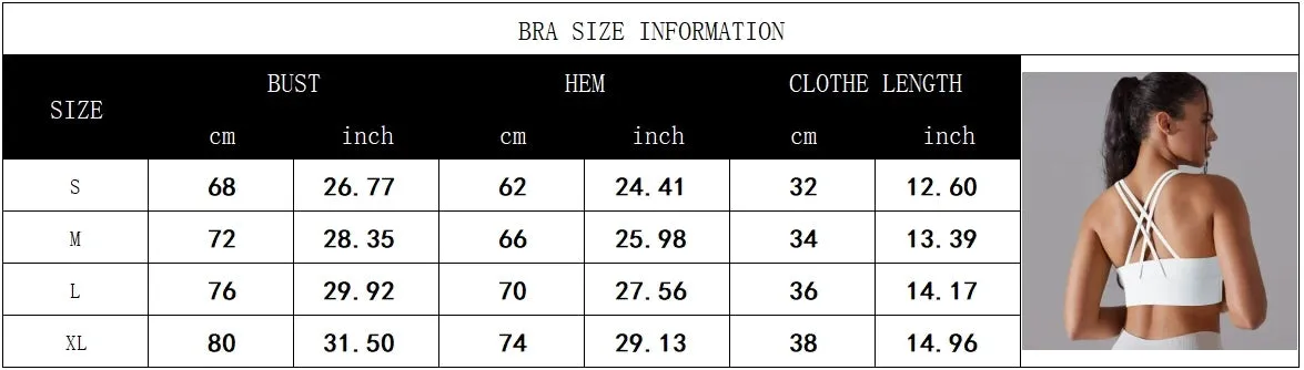 Women’s Yoga Bra Tank Top – Naked Feel Sport Bra Gym Vest Camisole for Fitness & Workout