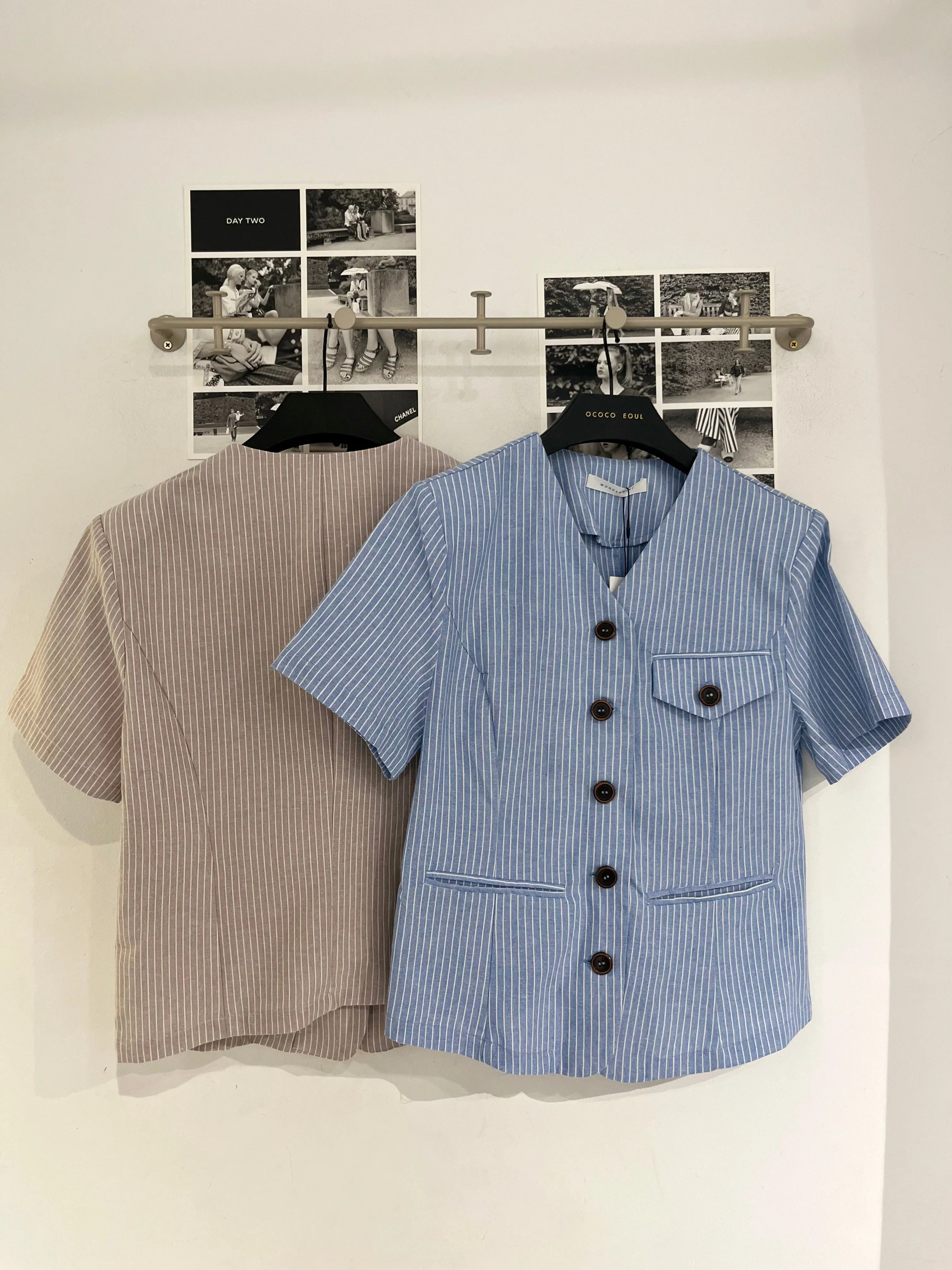 Wonderment Linen Stripe Jacket