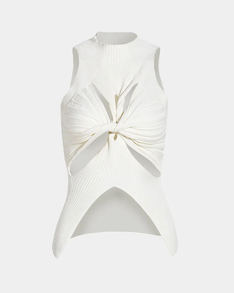 Wrapping Sleeveless Top