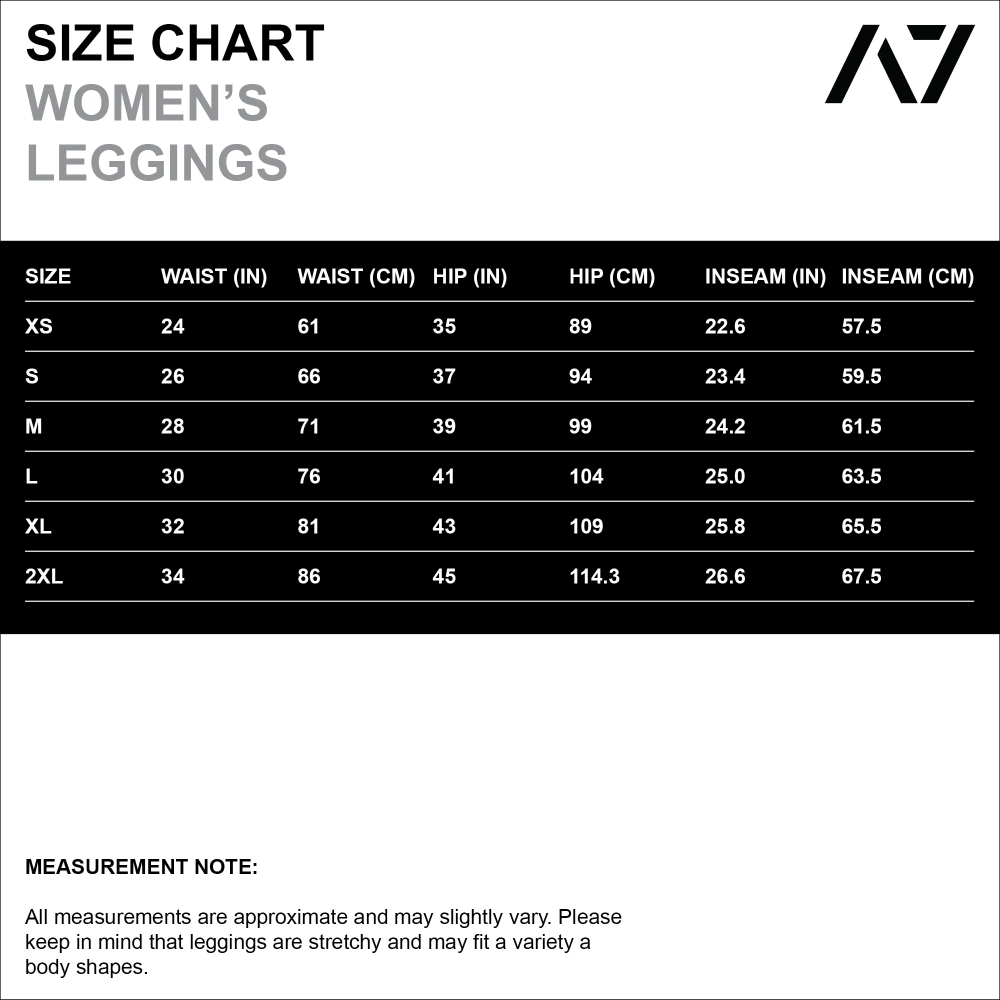 XO Women's Leggings - Black