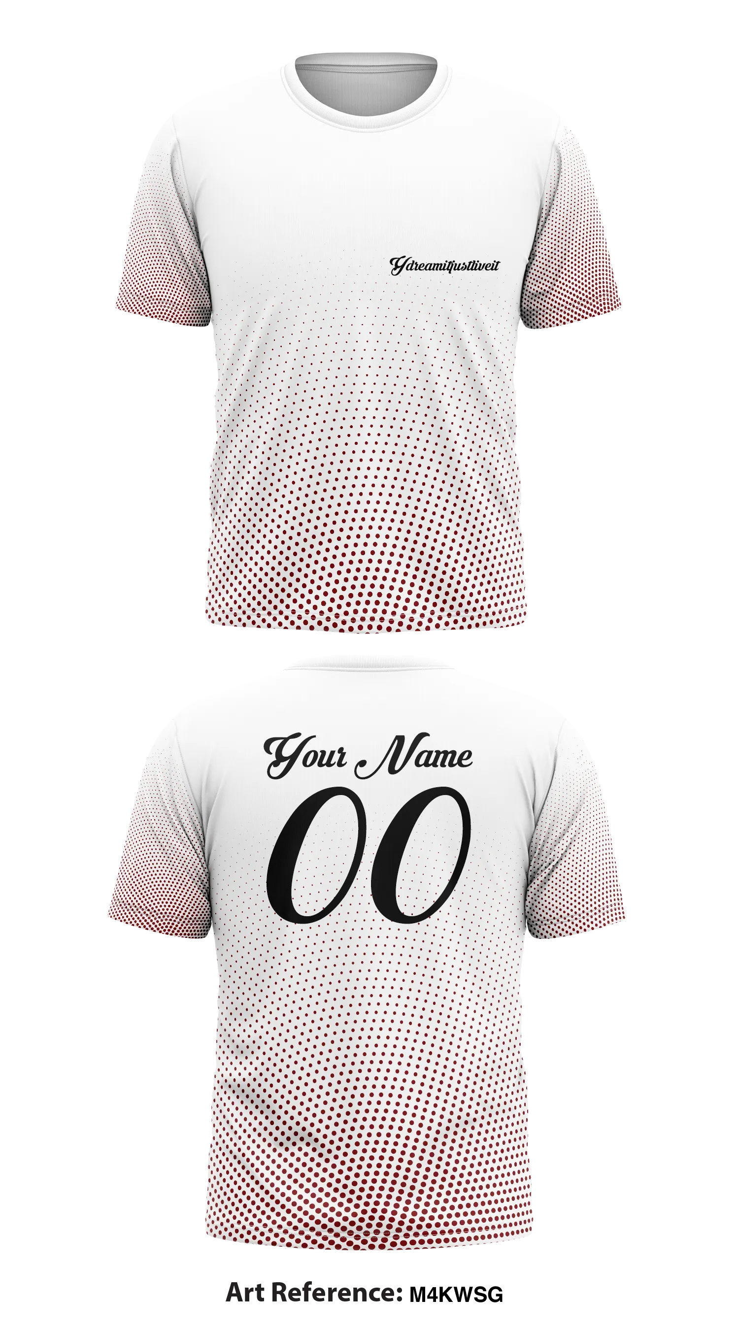 Ydreamitjustliveit Store 1 Core Men's SS Performance Tee - m4kwsg