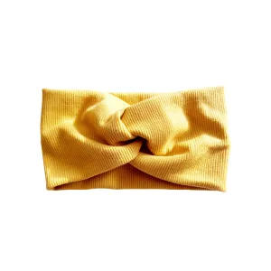 Yellow Twist Knot Headband